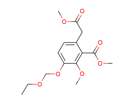 methyl 3-(ethoxymethoxy)-2-methoxy-6-(2'-methoxy-2'-oxoethyl)benzoate