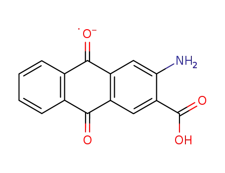 Molecular Structure of 4831-47-4 (3-amino-9,10-dihydro-9,10-dioxoanthracene-2-carboxylic acid)
