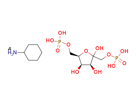 Molecular Structure of 103213-44-1 (D(+)FRUCTOFURANOSE 1,6-DIPHOSPHATE TETRA(CYCLOHEXYLAMMONIUM) SALT)