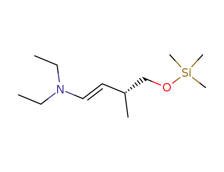 (1E,3R)-N,N-diethyl-3-methyl-4-<(trimethylsilyl)oxy>but-1-enylamine