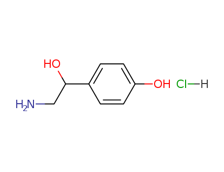 Benzenemethanol, a-(aminomethyl)-4-hydroxy-,hydrochloride (1:1)(4502-14-1)