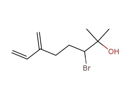 3-Bromo-2-methyl-6-methylideneoct-7-EN-2-OL