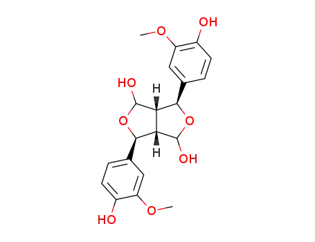 Molecular Structure of 72536-33-5 (4,8-dihydroxypinoresinol)