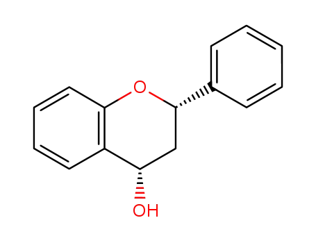 Molecular Structure of 51196-83-9 ([2S,4S,(+)]-3,4-Dihydro-2-phenyl-2H-1-benzopyran-4-ol)