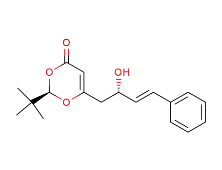 (3'E,2R,2'RS)-2-tert-Butyl-6-(2'-hydroxy-4'-phenyl-3'-butenyl)-4H-1,3-dioxin-4-on