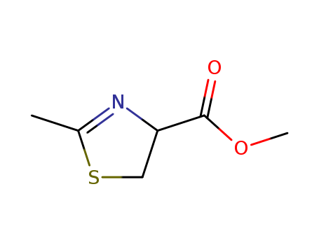 4-Thiazolecarboxylicacid, 4,5-dihydro-2-methyl-, methyl ester, (4R)-