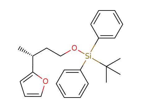 (-)-(R)-tert-butyldiphenyl-[3-(furan-2-yl)butoxy]silane
