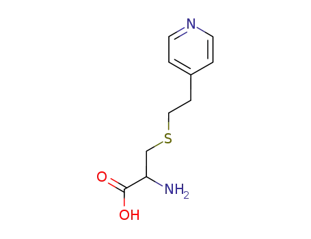 Molecular Structure of 28809-04-3 (S-[2-(4-PYRIDYL)ETHYL]-L-CYSTEINE)