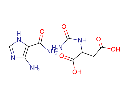 N-Carbamoyl-DL-aspartic acid, compound with 5-amino-1H-imidazole-4-carboxamide (1:1)
