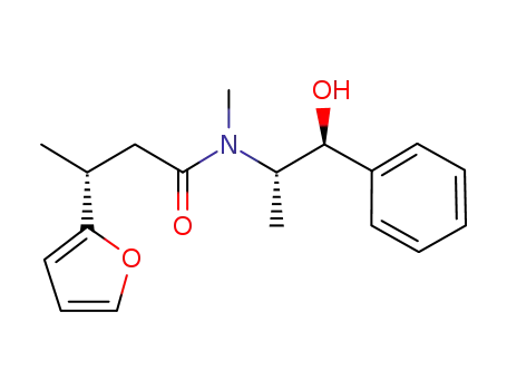 (+)-(3R,1′S,2'S)-N-(1'-hydroxy-1'-phenylpropan-2'-yl)-3-(furan-2-yl)-N-methylbutanamide