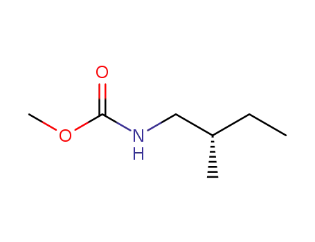 Molecular Structure of 114284-84-3 (Carbamic acid, (2-methylbutyl)-, methyl ester, (S)-)