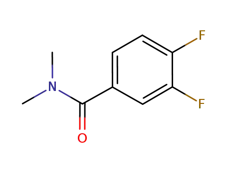 Molecular Structure of 871656-84-7 (3,4-difluoro-N,N-dimethylbenzamide)