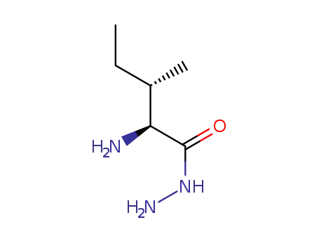 Molecular Structure of 163979-02-0 (L-(+)-isoleucine hydrazide)