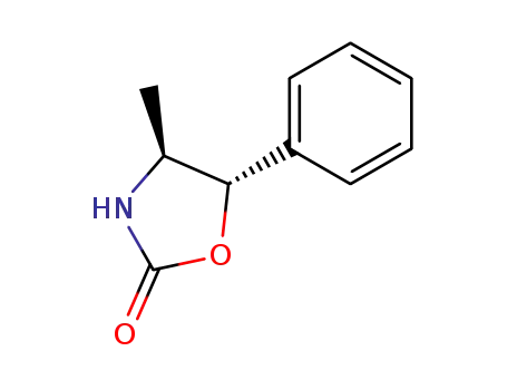 Molecular Structure of 16251-45-9 ((4S,5R)-(-)-4-METHYL-5-PHENYL-2-OXAZOLIDINONE)