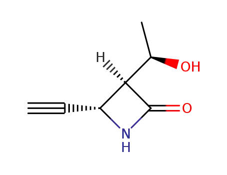 2-Azetidinone, 4-ethynyl-3-(1-hydroxyethyl)-, [3S-[3alpha(S*),4beta]]- (9CI)