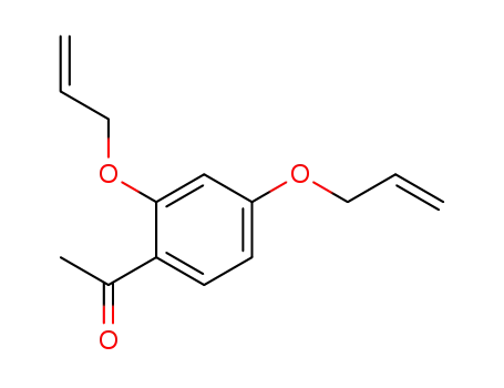 Molecular Structure of 2079-52-9 (1-(2,4-bis(allyloxy)phenyl)ethanone)