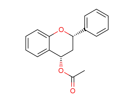 Molecular Structure of 142696-01-3 ((2S,4S)-(+)-cis-4-acetoxyflavan)