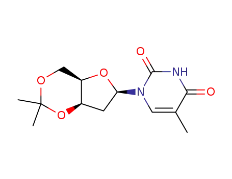 1-(3,5-O-Isopropylidene-2-deoxy-β-D-threo-pentofuranosyl)thymine