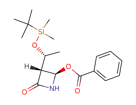 (3R,4R)-4-Benzoyloxy-3-(1-tert-butyldimethlsilyloxy]ethyl)azetidin-2-one