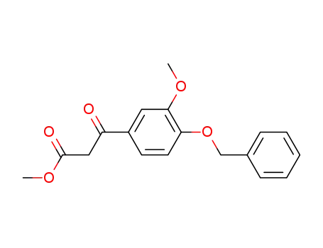 Benzenepropanoic acid, 3-methoxy-b-oxo-4-(phenylmethoxy)-, methyl
ester