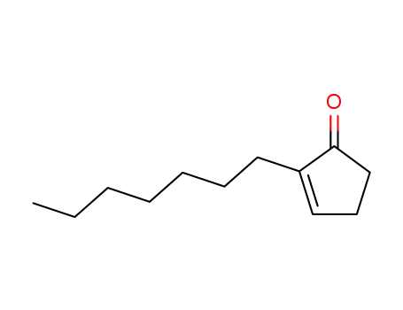 Molecular Structure of 37172-74-0 (2-heptyl-2-cyclopenten-1-one)