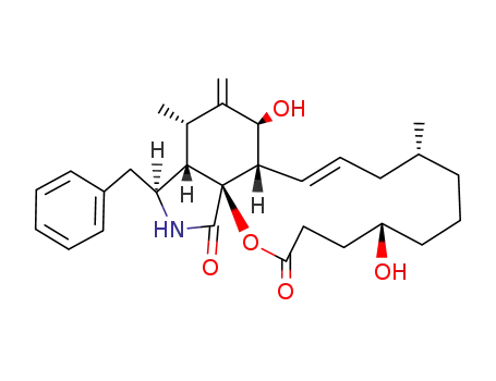 7β,20α-dihydroxy-16α-methyl-10-phenyl-24-oxa-[14]cytochalasa-6(12),13<i>t</i>-diene-1,23-dione