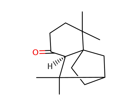 Molecular Structure of 57456-74-3 (cis-Isolongifolanone)