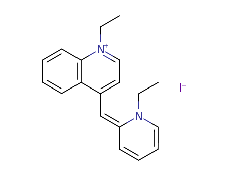 Quinolinium,1-ethyl-4-[(1-ethyl-2(1H)-pyridinylidene)methyl]-, iodide (1:1)