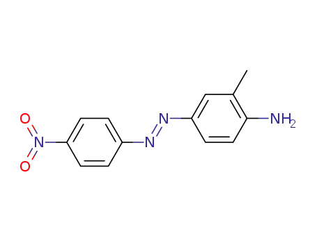 Molecular Structure of 84255-13-0 (4-[(4-nitrophenyl)azo]-o-toluidine)