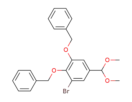 5-bromo-3,4-benzyloxybenzaldehyde dimethyl acetal