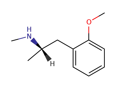 Molecular Structure of 111138-72-8 (l-Methoxyphenamine)