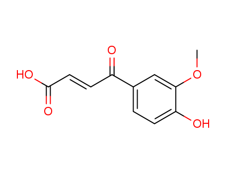 2-BUTENOIC ACID 4-(4-HYDROXY-3-METHOXYPHENYL)-4-OXO-,(E)-