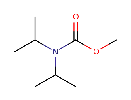 Molecular Structure of 31603-49-3 (Carbamic acid, bis(1-methylethyl)-, methyl ester)