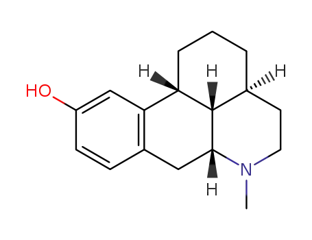 Molecular Structure of 23667-36-9 ((+/-)-6-methyl-(3a<i>r</i>,6a<i>t</i>,11b<i>t</i>,11c<i>t</i>)-2,3,3a,4,5,6,6a,7,11b,11c-decahydro-1<i>H</i>-dibenzo[<i>de,g</i>]quinolin-10-ol)
