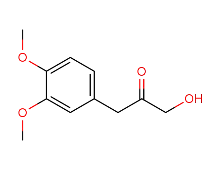Molecular Structure of 78886-14-3 (3-<3,4-dimethoxyphenyl>-2-oxo propanol)