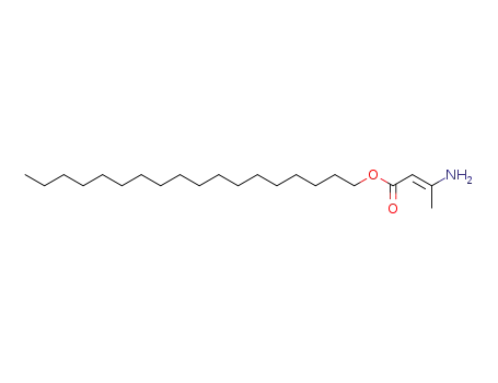 Molecular Structure of 20634-52-0 (Octadecyl 3-amino-2-butenoate)