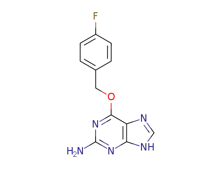 1H-Purin-2-amine, 6-[(4-fluorophenyl)methoxy]-