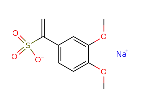 Sodium; 1-(3,4-dimethoxy-phenyl)-ethenesulfonate