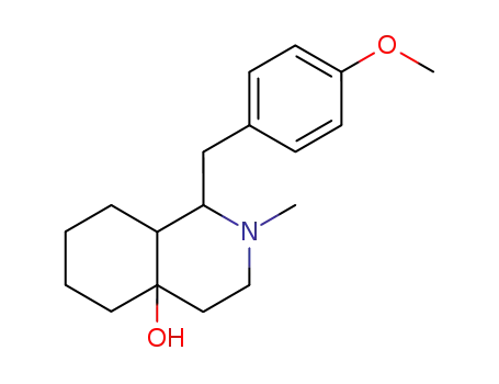 1-(4-methoxy-benzyl)-2-methyl-octahydro-isoquinolin-4a-ol
