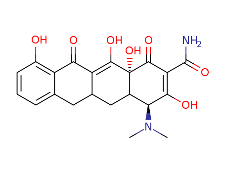 Sancycline; (4S,4aS,5aR,12aS)-4-(Dimethylamino)-1,4,4a,5,5a,6,11,12a-octahydro-3,10,12,12a-tetrahydroxy-1,11-dioxo-2-naphthacenecarboxamide