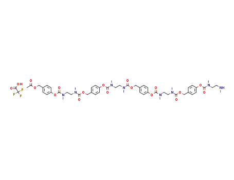 Molecular Structure of 1443515-64-7 (C<sub>53</sub>H<sub>68</sub>N<sub>8</sub>O<sub>16</sub>*C<sub>2</sub>HF<sub>3</sub>O<sub>2</sub>)