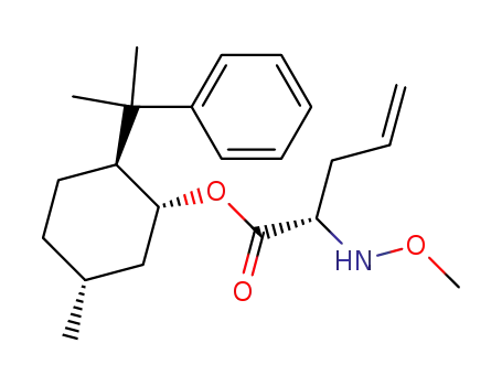 (1R,2S,5R)-5-methyl-2-(2-phenylpropan-2-yl)cyclohexyl (S)-2-(methoxyamino)pent-4-enoate