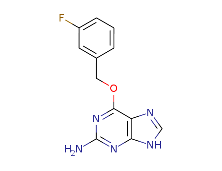 1H-Purin-2-amine, 6-[(3-fluorophenyl)methoxy]-