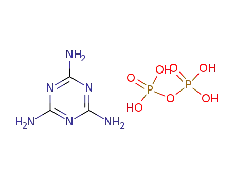 Diphosphoric acid, compound with 1,3,5-triazine-2,4,6-triamine (1:4)