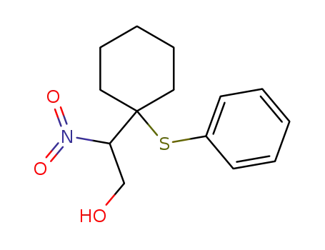 2-Nitro-2-(1-phenylsulfanyl-cyclohexyl)-ethanol