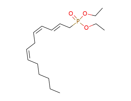 Phosphonic acid, 2,4,7-tridecatrienyl-, diethyl ester, (E,Z,Z)-