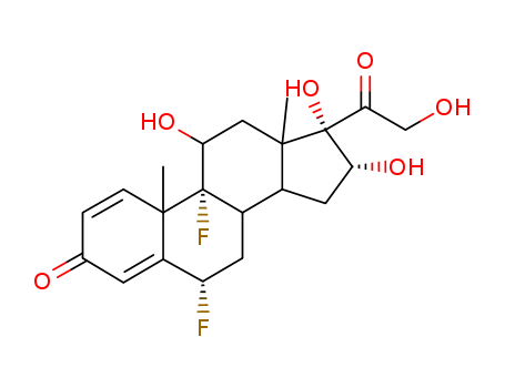 Pregna-1,4-diene-3,20-dione,6,9-difluoro-11,16,17,21-tetrahydroxy-, (6a,11b,16a)-