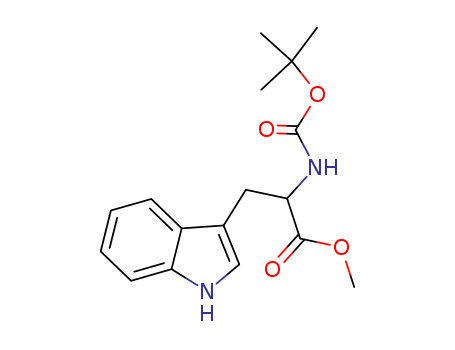 DL-Tryptophan, N-[(1,1-dimethylethoxy)carbonyl]-, methyl ester