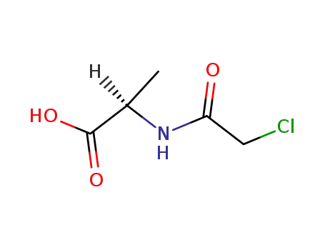 Molecular Structure of 67206-15-9 (CHLOROACETYL-D-ALANINE)