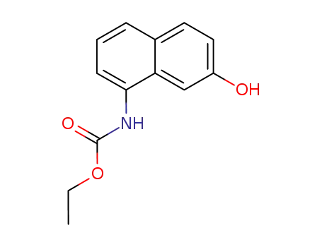 Molecular Structure of 68214-72-2 (Ethyl (7-hydroxy-1-naphthyl)-carbamate)
